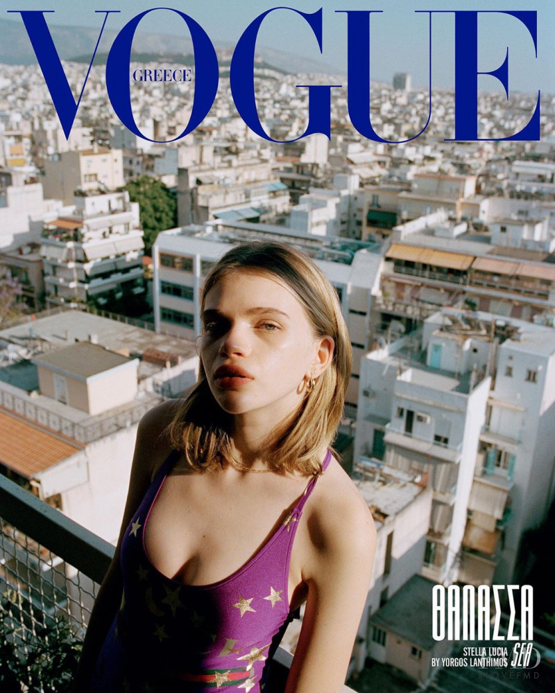 Stella Lucia featured on the Vogue Greece cover from July 2019
