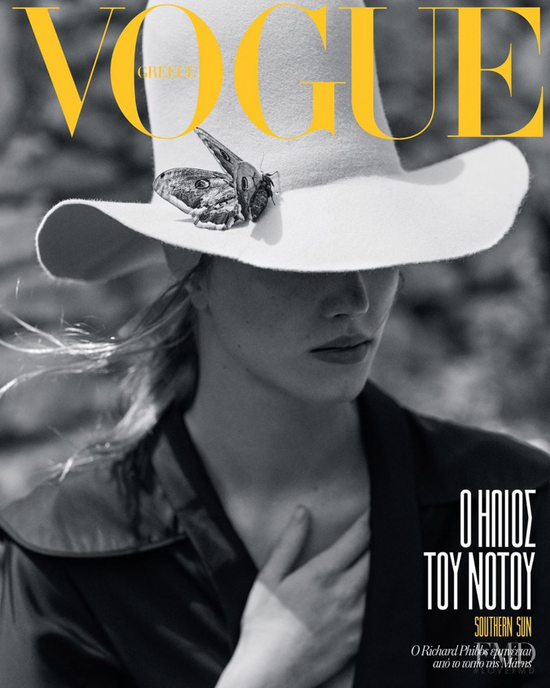 Laurijn Bijnen featured on the Vogue Greece cover from June 2019
