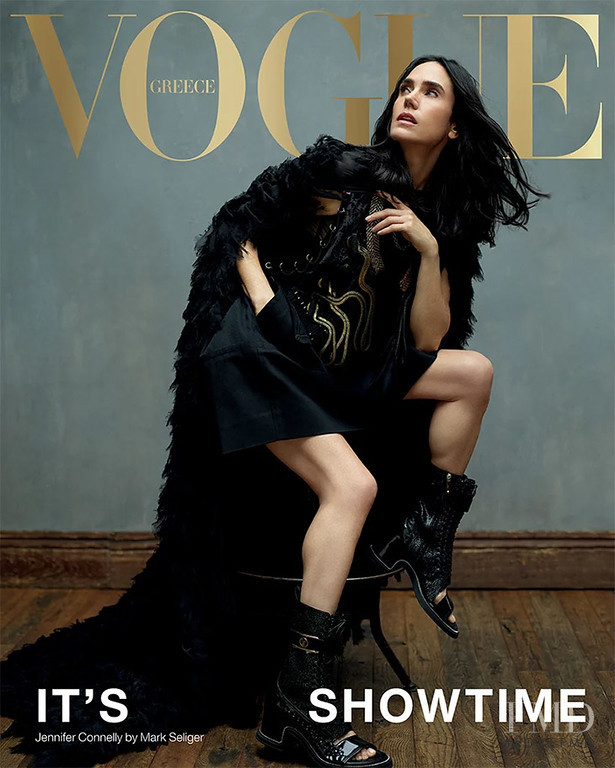 Jennifer Connelly  featured on the Vogue Greece cover from May 2022