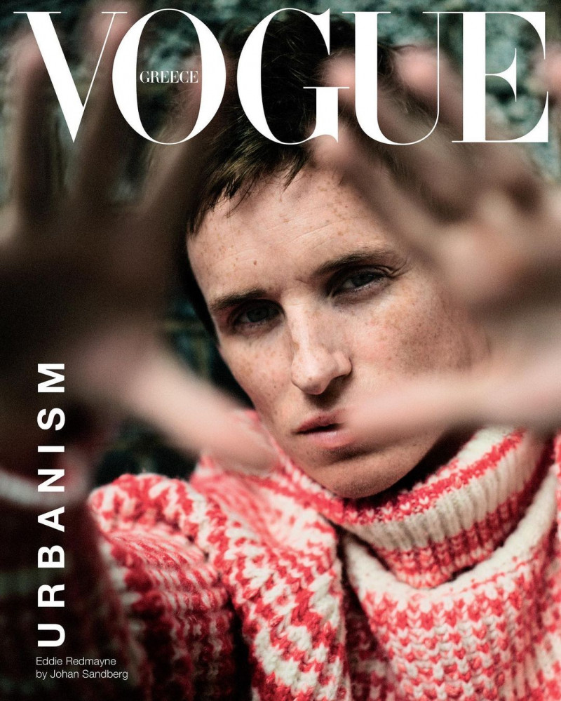 Eddie Redmayne featured on the Vogue Greece cover from October 2022