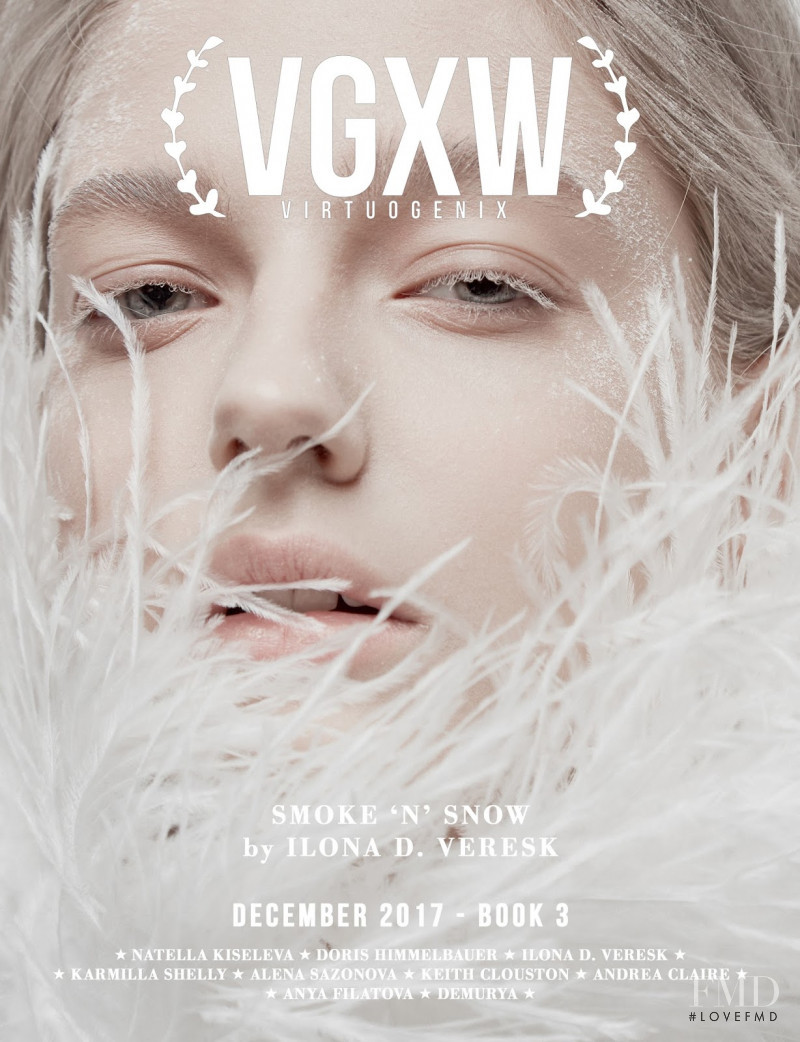 Liza Popova featured on the VGXW - Virtuogenix cover from December 2017