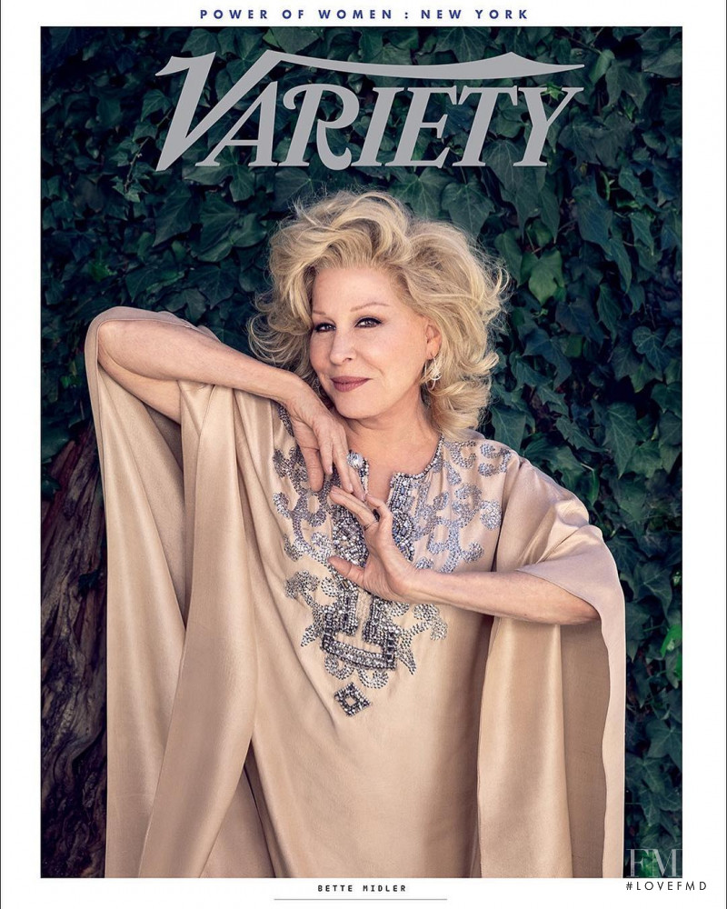 Bette Midler. featured on the Variety cover from April 2019