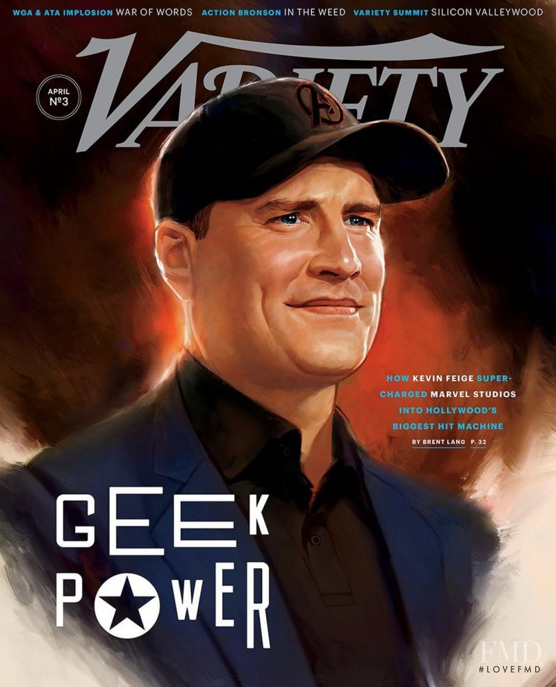 Kevin Feige featured on the Variety cover from April 2019