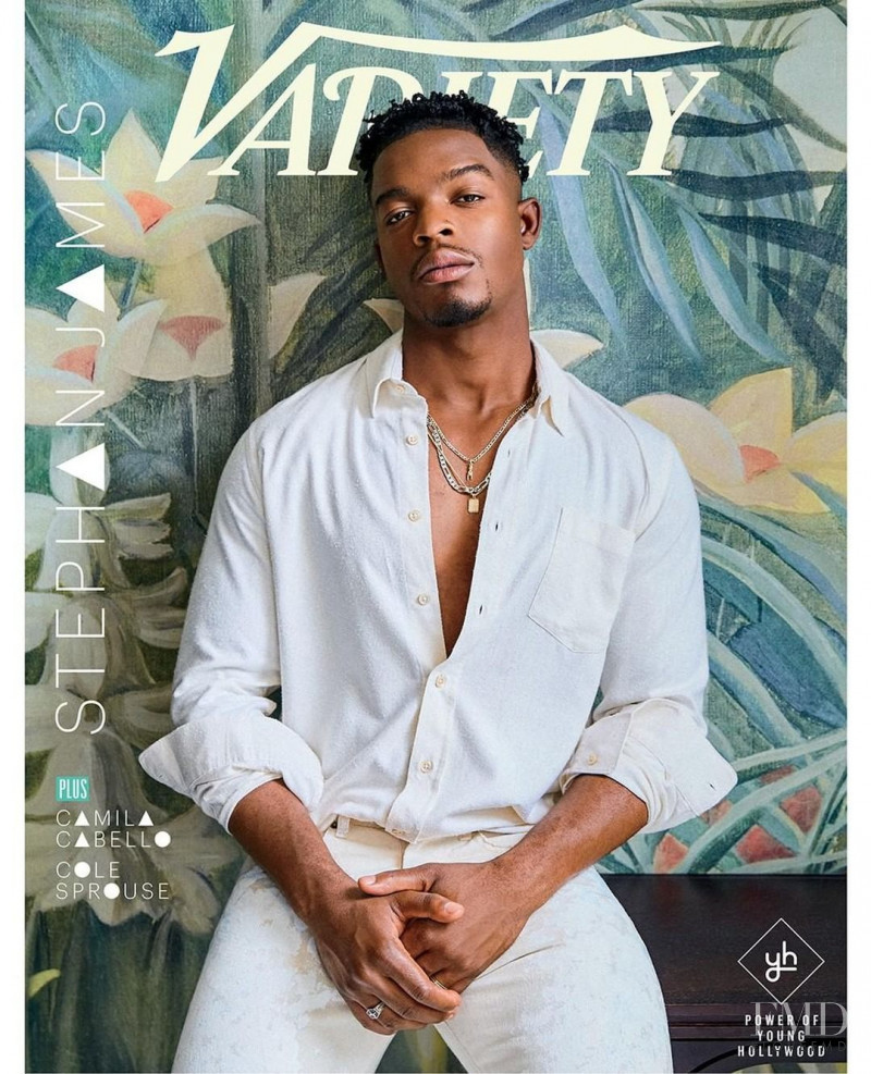 Stephan James featured on the Variety cover from August 2019