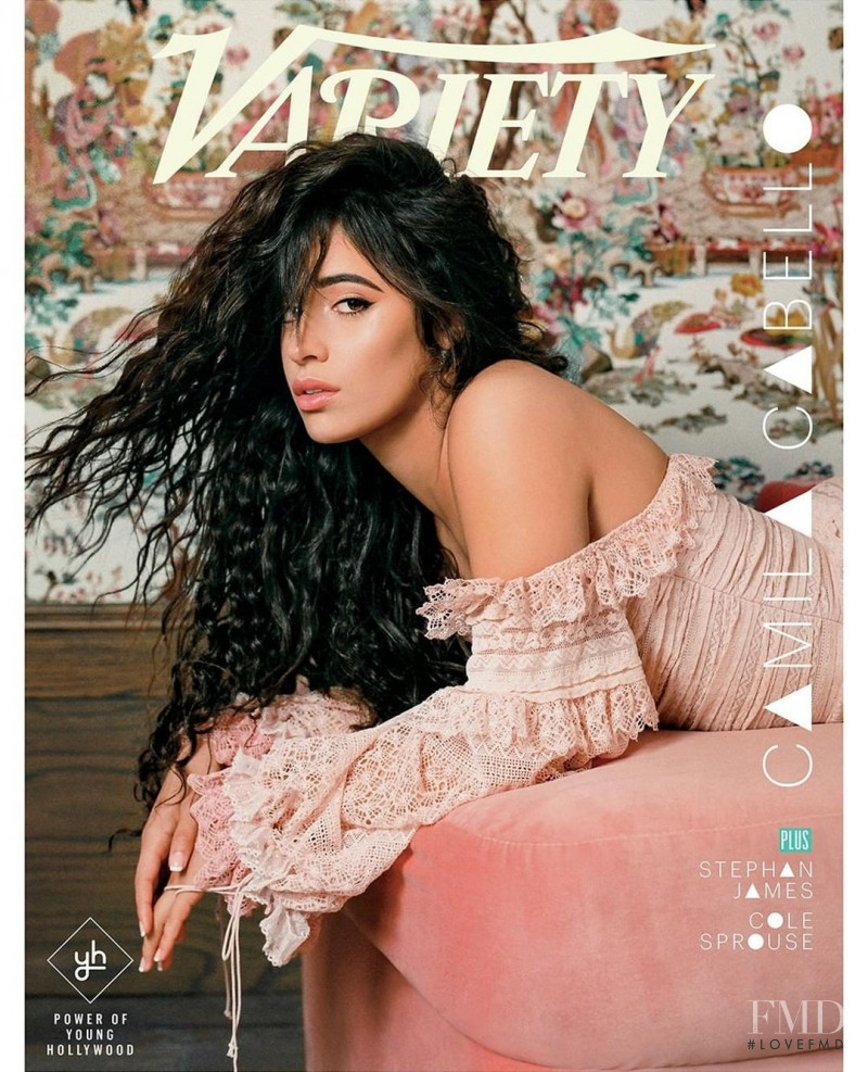 Camila Cabello featured on the Variety cover from August 2019