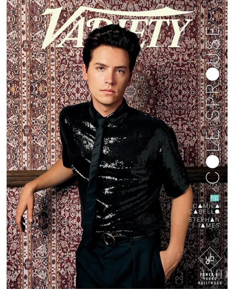 Cole Sprouse featured on the Variety cover from August 2019