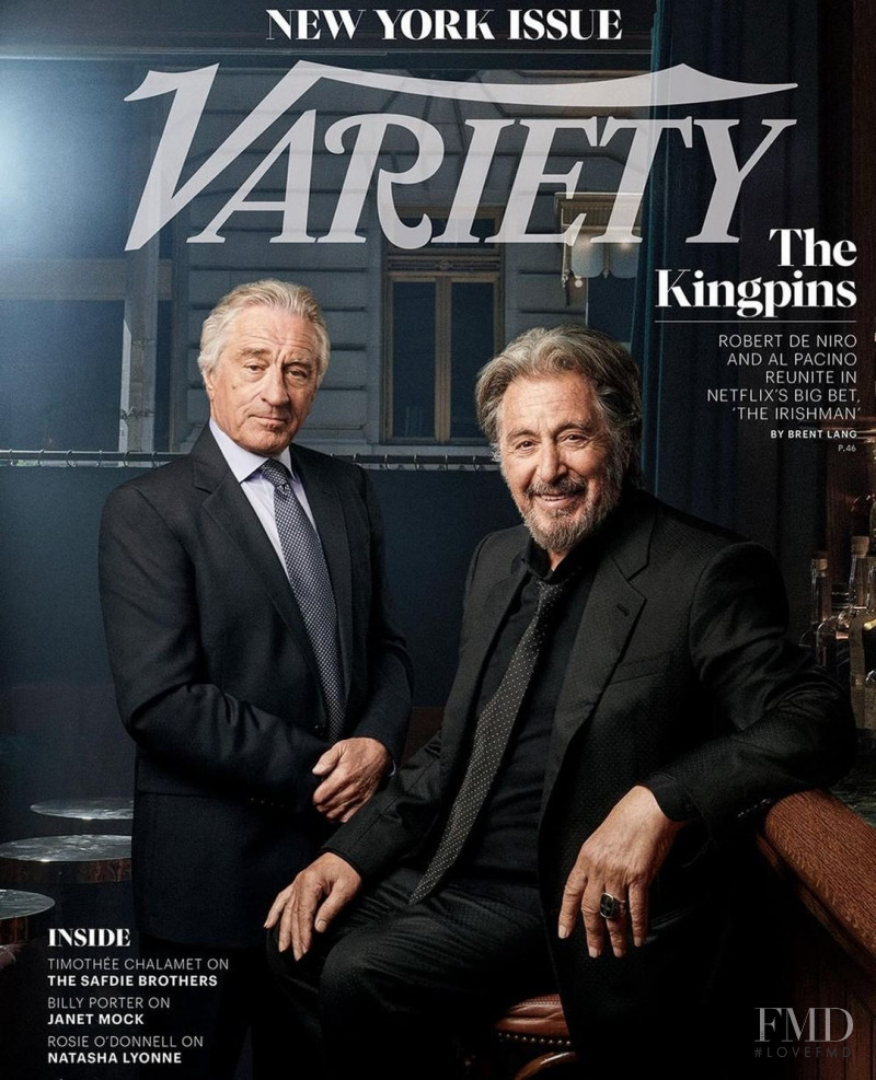 Robert De Niro, Al Pacino featured on the Variety cover from October 2019