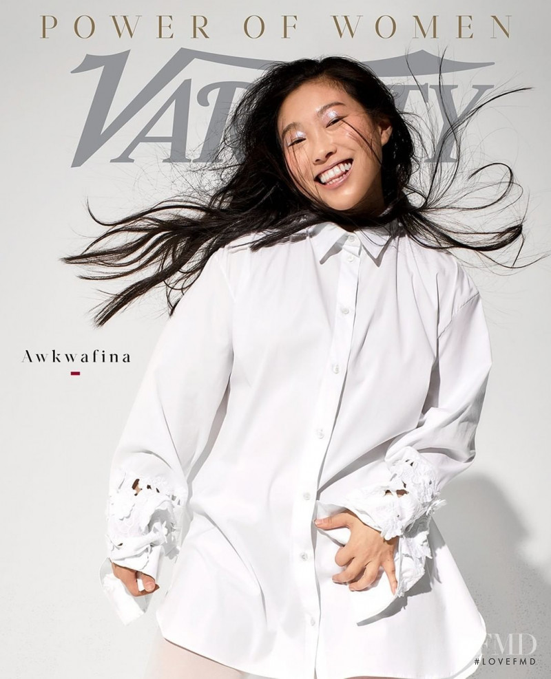 Awkwafina featured on the Variety cover from October 2019