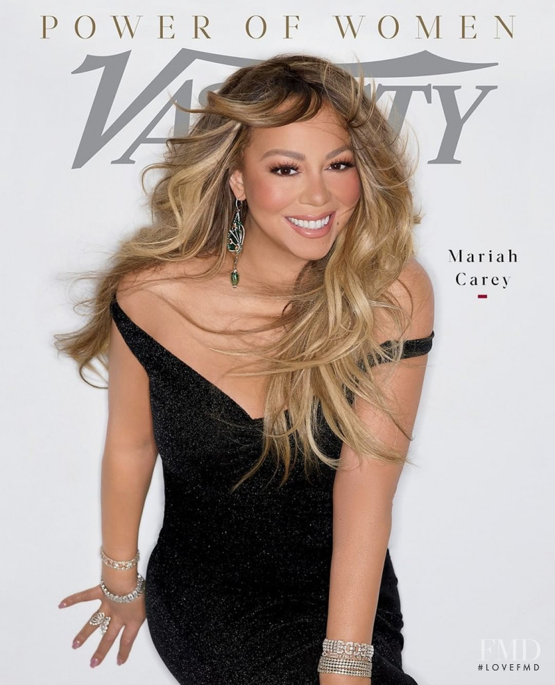 Mariah Carey featured on the Variety cover from October 2019