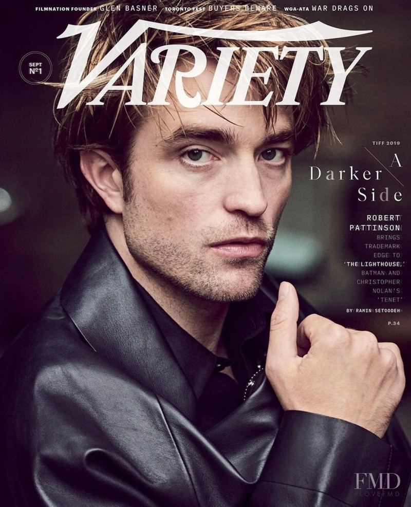 Robert Pattinson featured on the Variety cover from September 2019