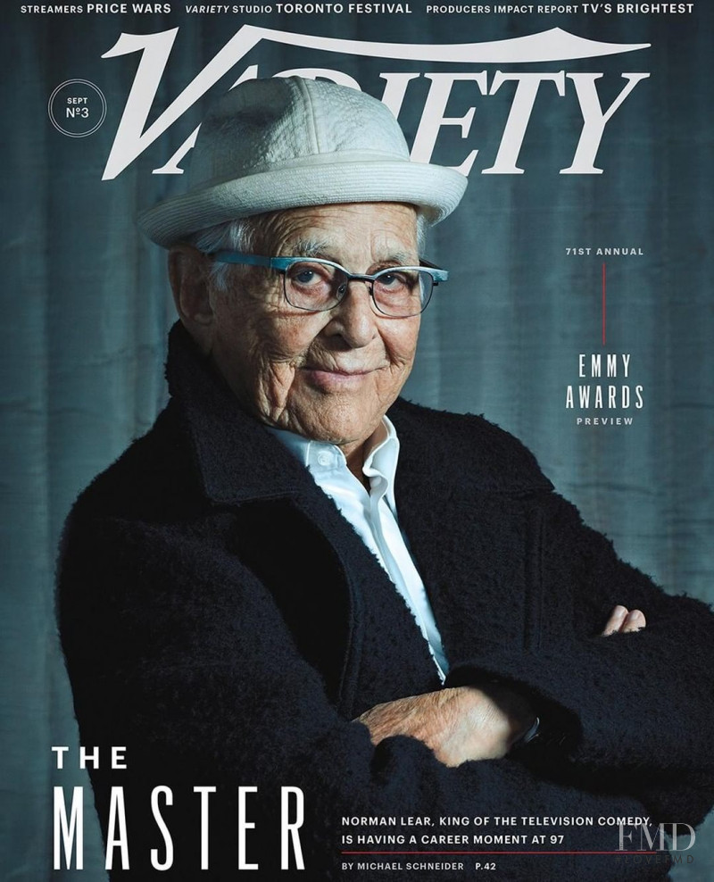 Norman Lear featured on the Variety cover from September 2019