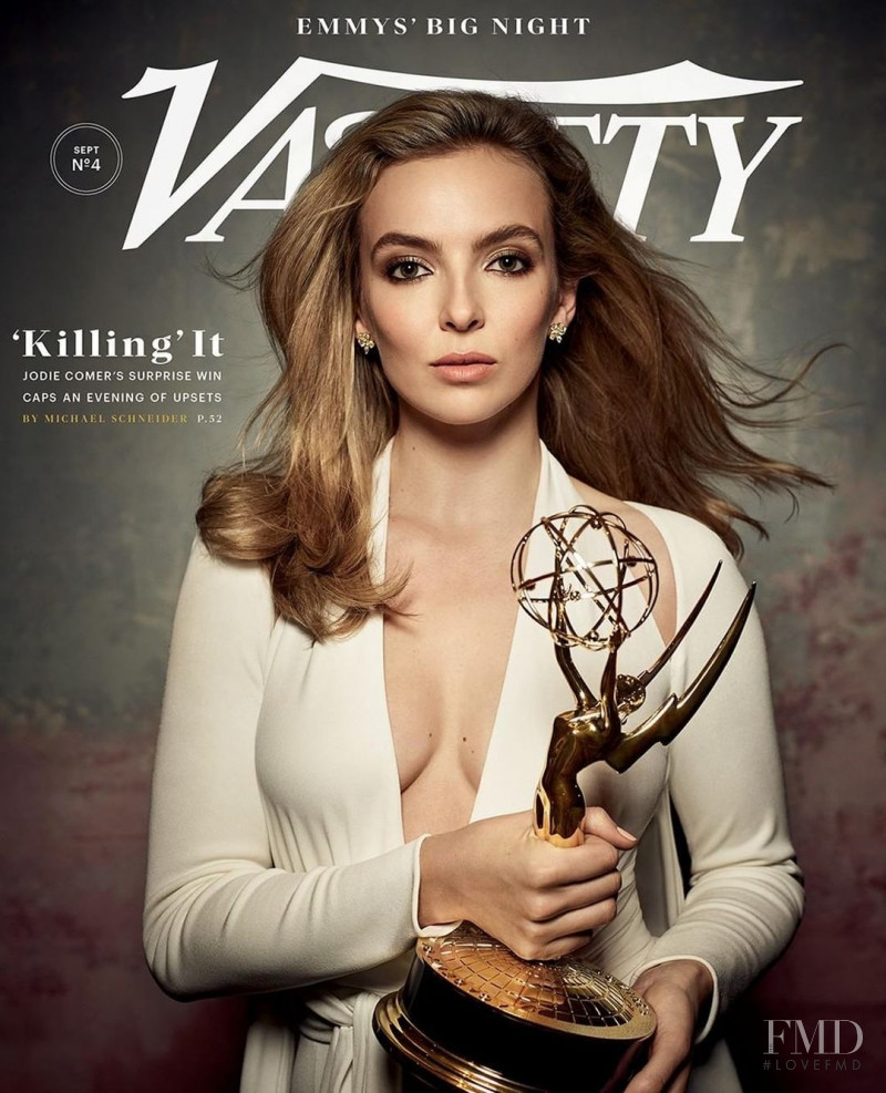 Jodie Comer featured on the Variety cover from September 2019