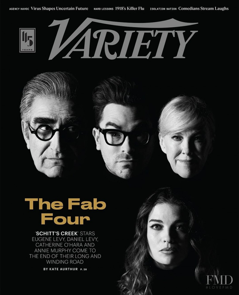  featured on the Variety cover from April 2020