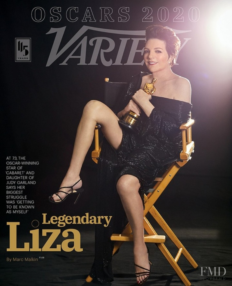 Liza Minnelli  featured on the Variety cover from February 2020