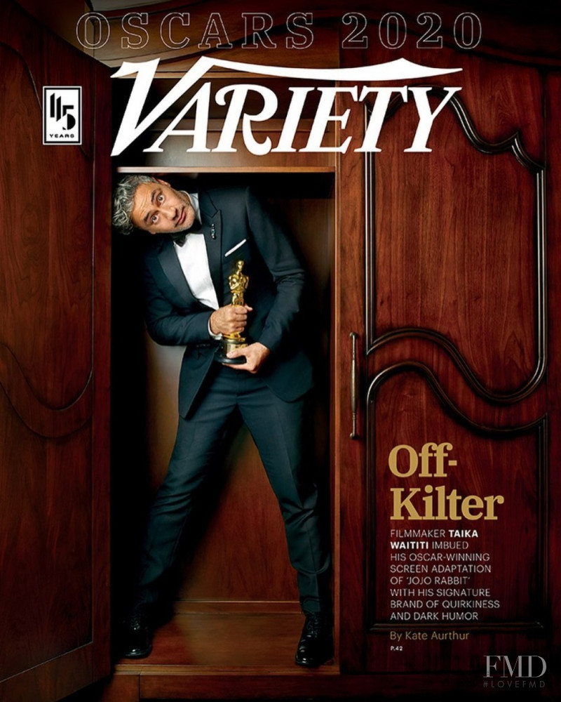 Taika Waititi featured on the Variety cover from February 2020