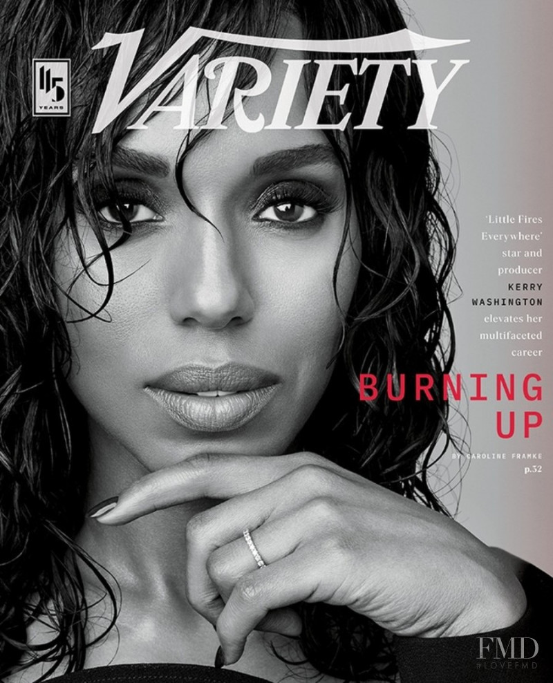 Kerry Washington featured on the Variety cover from February 2020