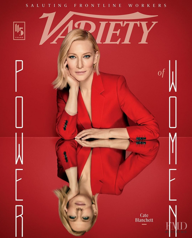 Cate Blanchett  featured on the Variety cover from June 2020