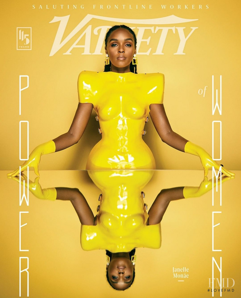 Janelle Monae featured on the Variety cover from June 2020