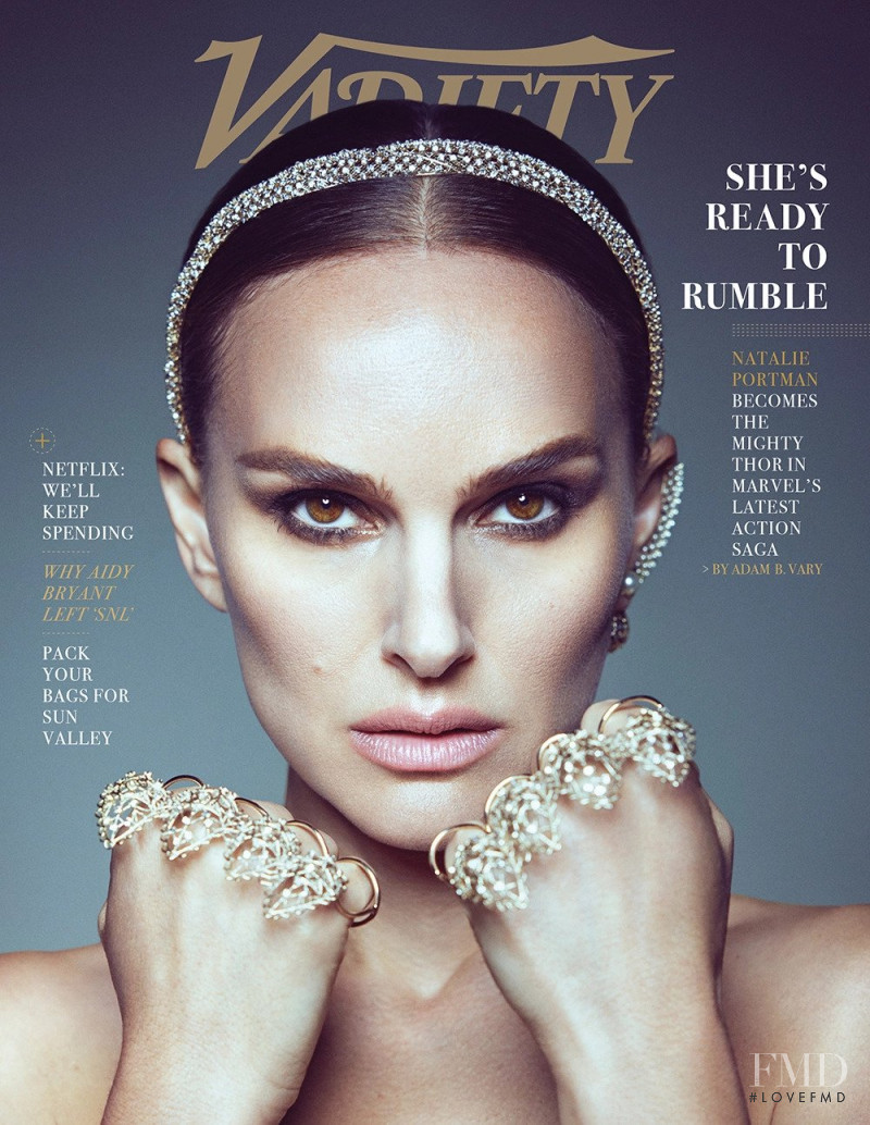 Natalie Portman featured on the Variety cover from July 2022