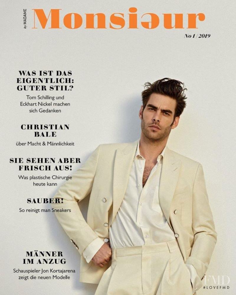 Jon Kortajarena featured on the Monsieur by Madame cover from April 2019