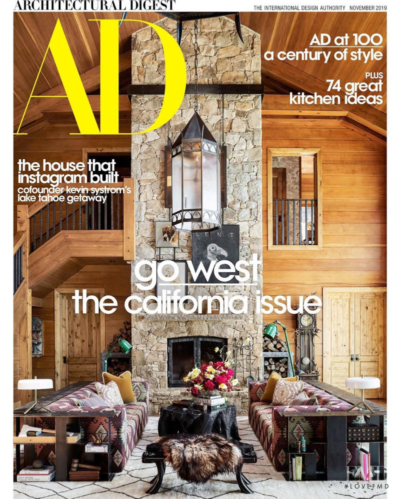  featured on the Architectural Digest cover from November 2019