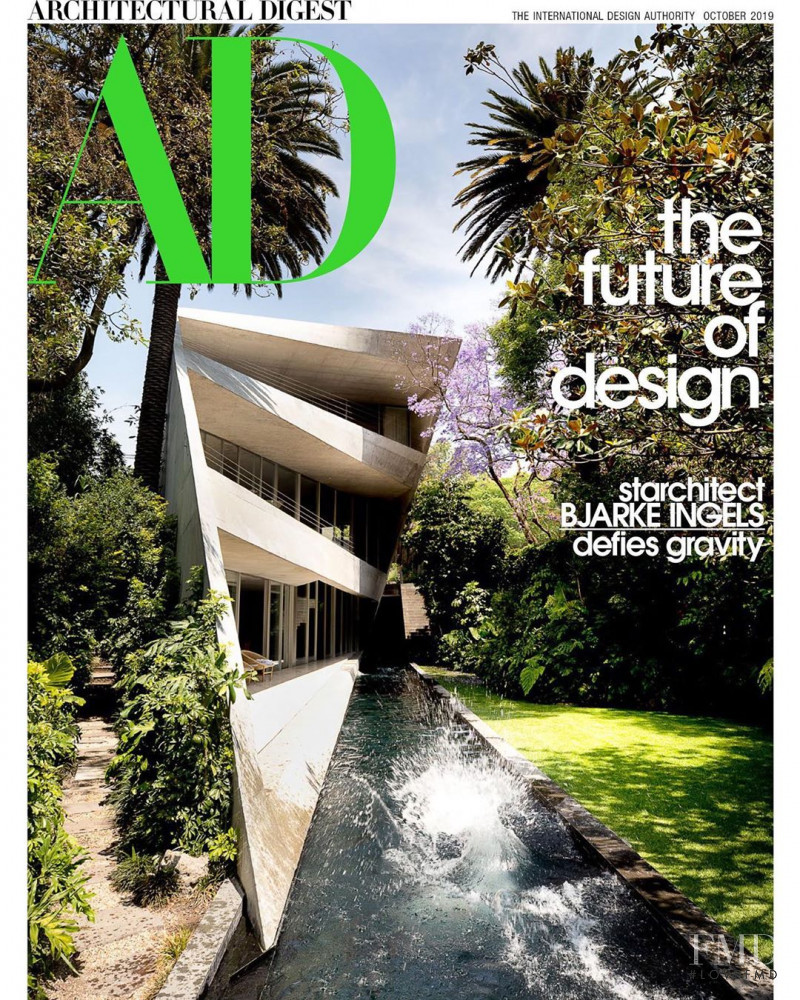  featured on the Architectural Digest cover from October 2019