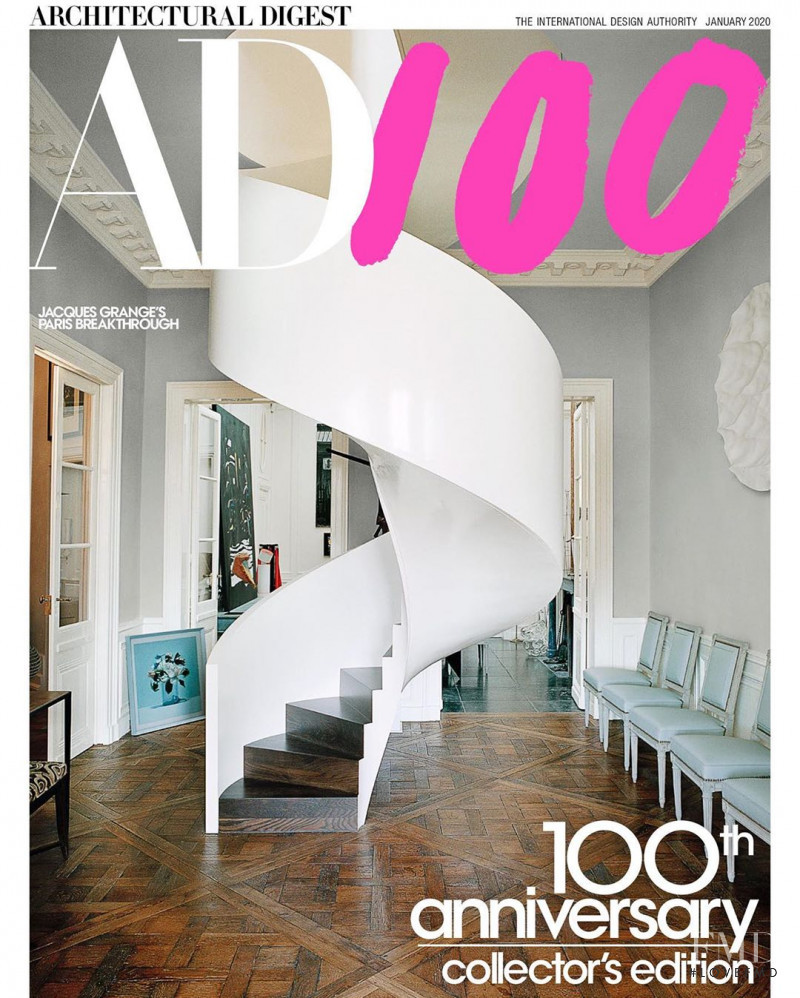  featured on the Architectural Digest cover from January 2020