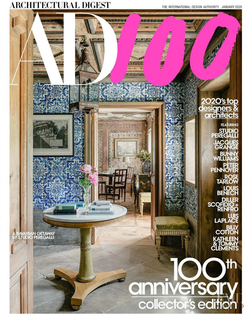 Cover of Architectural Digest , January 2020 (ID:54288)| Magazines ...