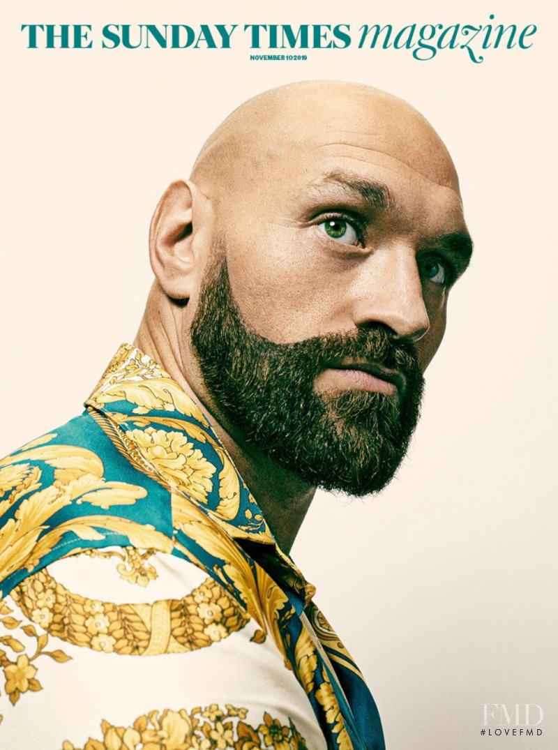 Tyson Fury featured on the The Sunday Times Magazine cover from November 2019