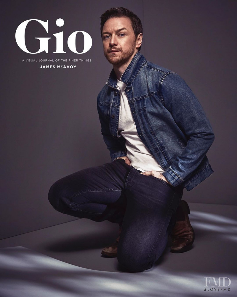 James McAvoy featured on the Gio Journal cover from July 2019