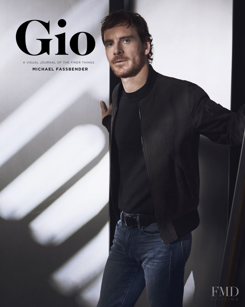 Michael Fassbender featured on the Gio Journal cover from July 2019