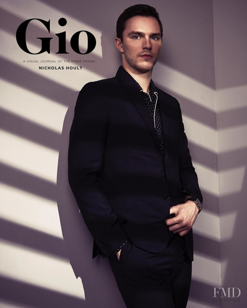 Nicholas Hoult featured on the Gio Journal cover from July 2019