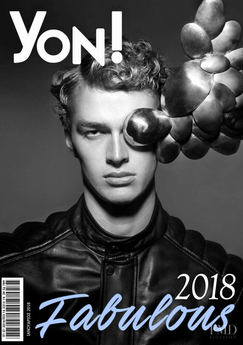 Oscar Johansson featured on the Yon! cover from January 2018