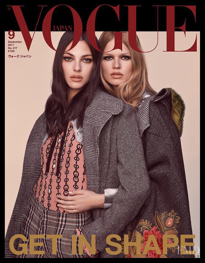 Anna Ewers, Vittoria Ceretti featured on the Vogue Japan cover from September 2017