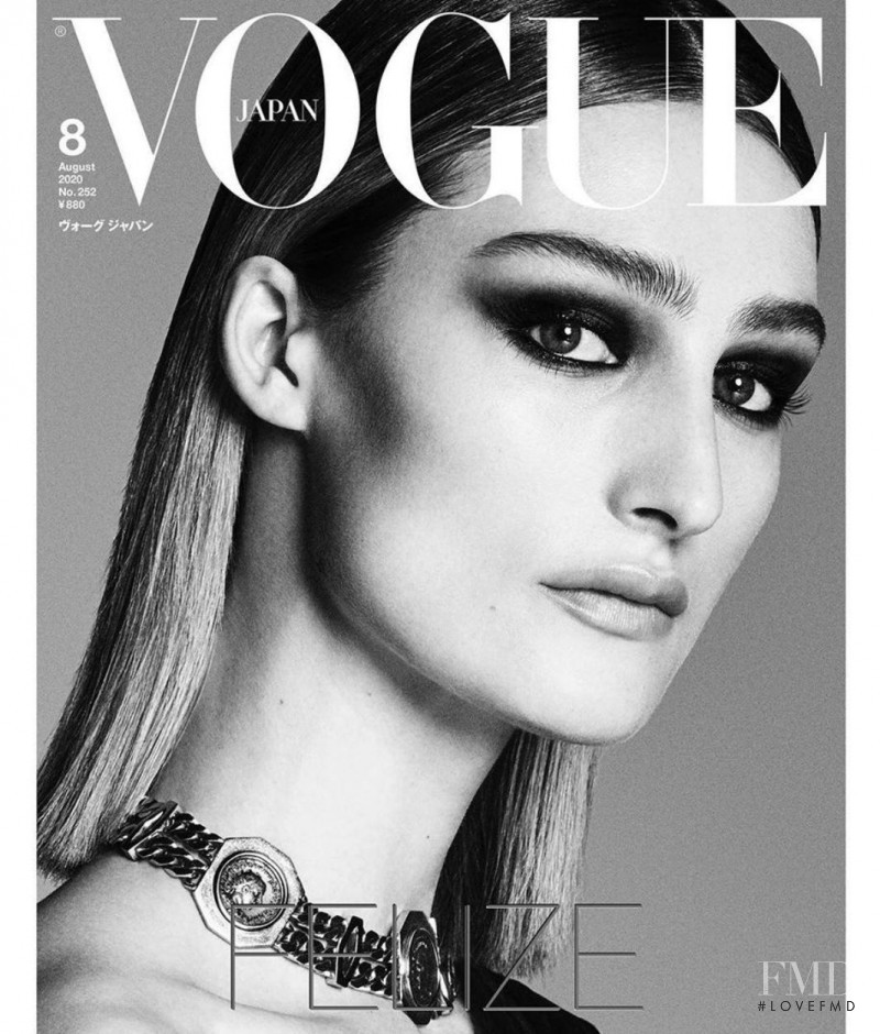 Felize Kolibius featured on the Vogue Japan cover from August 2020