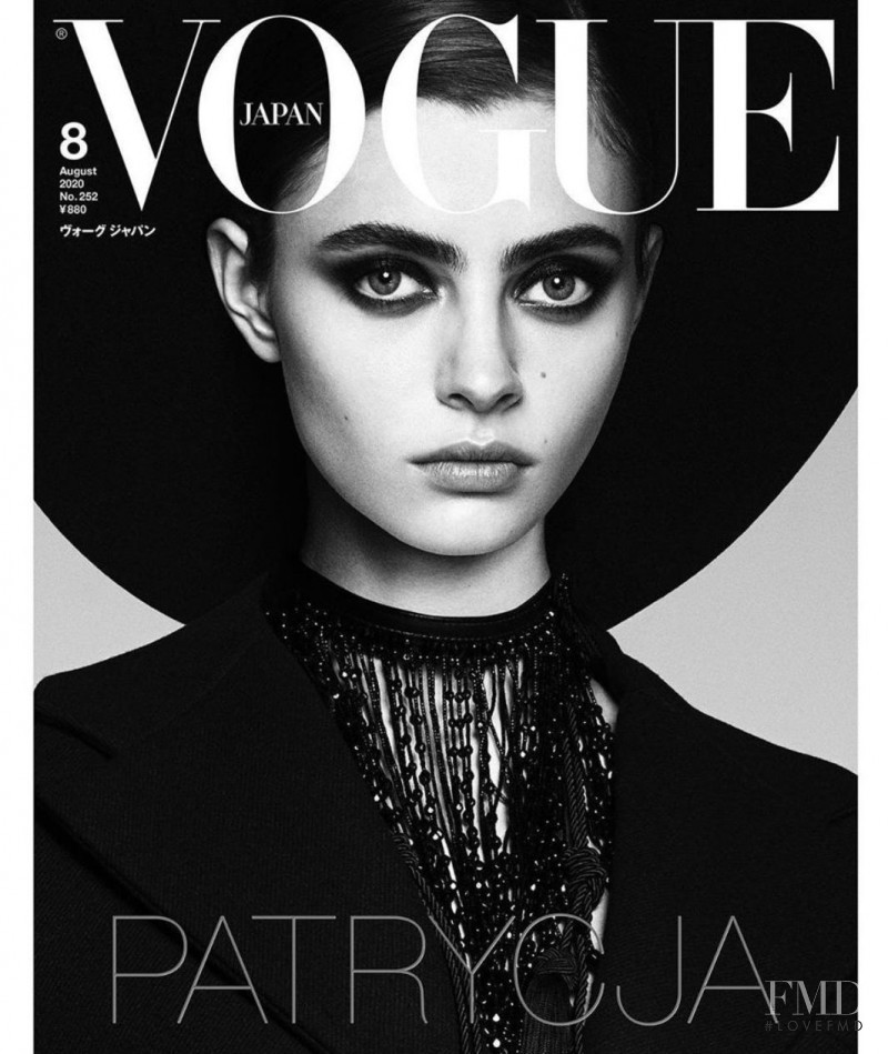 Patrycja Piekarska featured on the Vogue Japan cover from August 2020