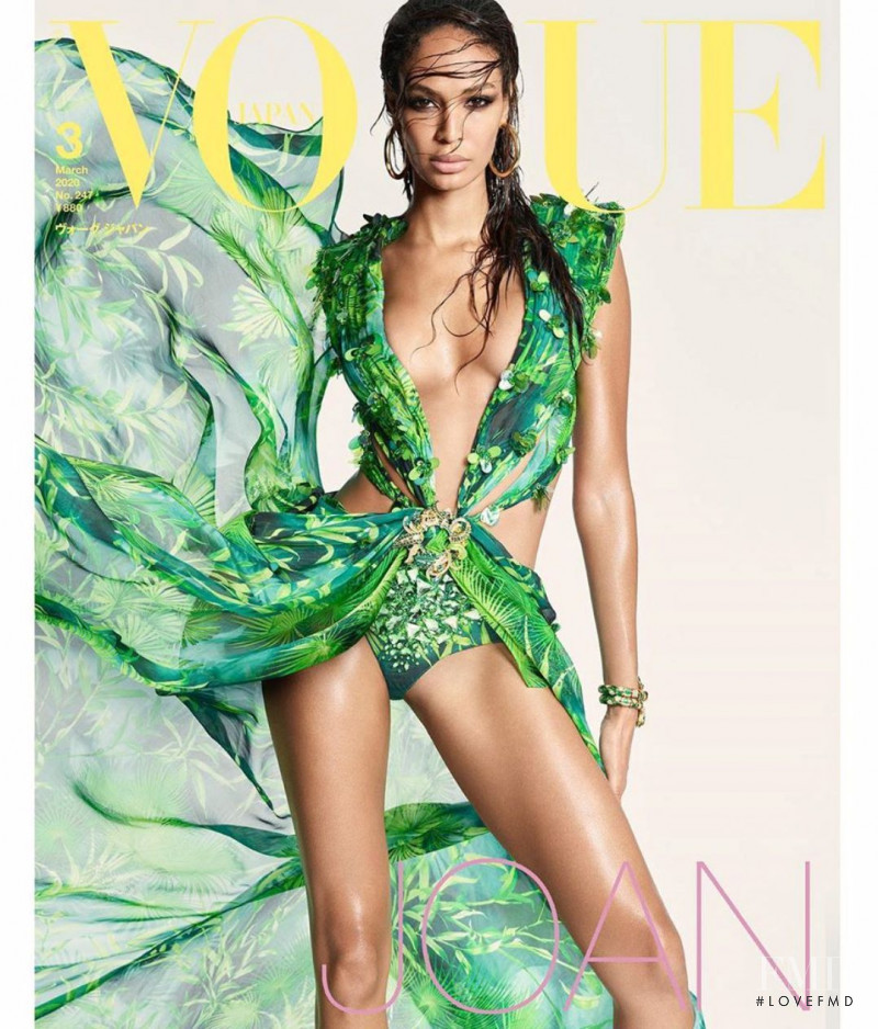 Joan Smalls featured on the Vogue Japan cover from March 2020
