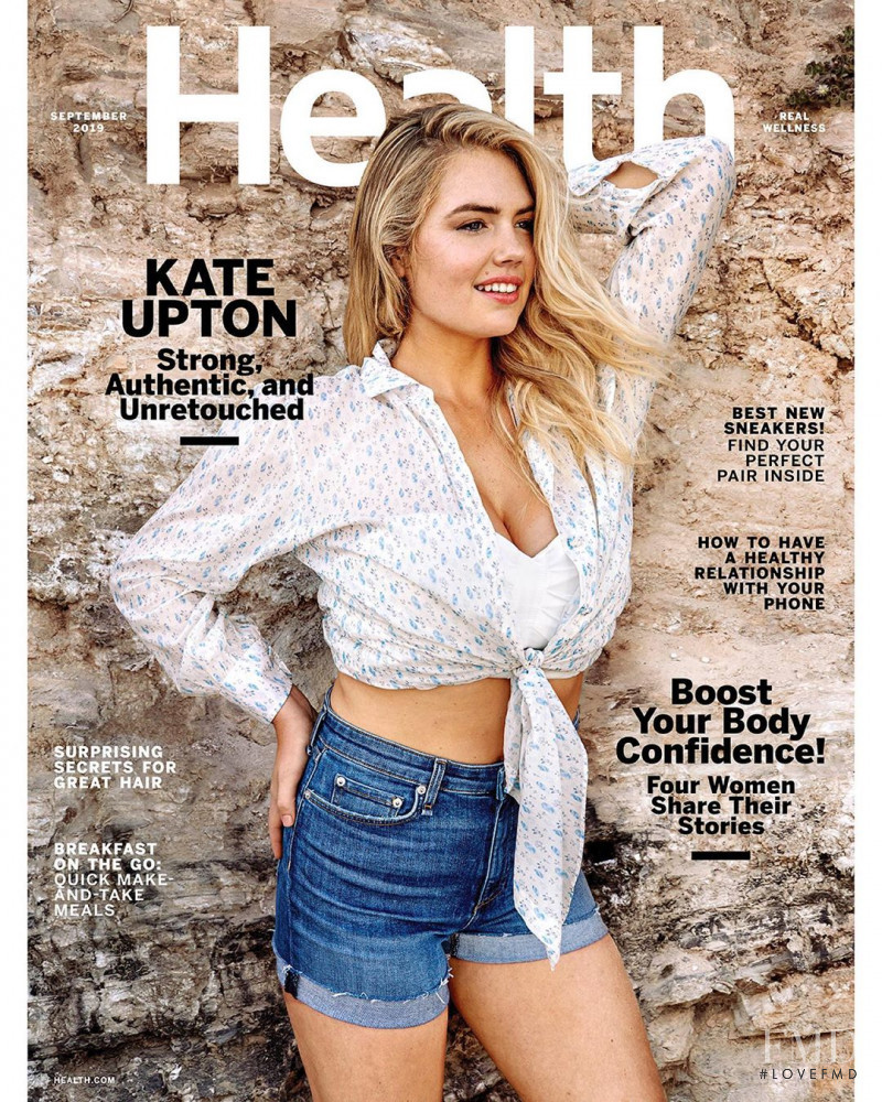 Kate Upton featured on the Health cover from September 2019