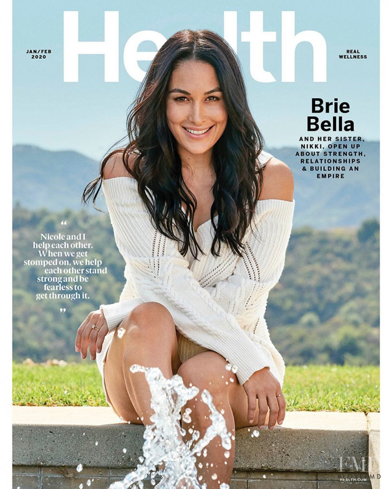 Brie Bella featured on the Health cover from January 2020