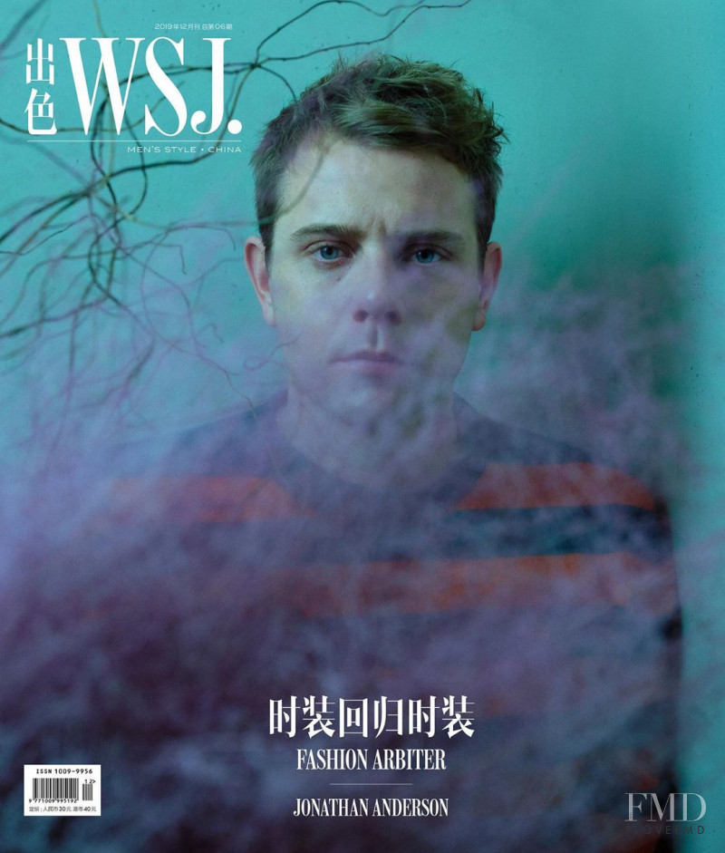 Jonathan Anderson featured on the WSJ China cover from December 2019