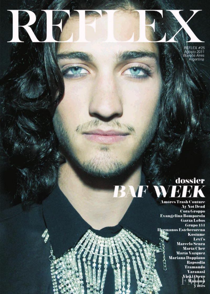 Andres Risso featured on the Reflex Homme cover from August 2011