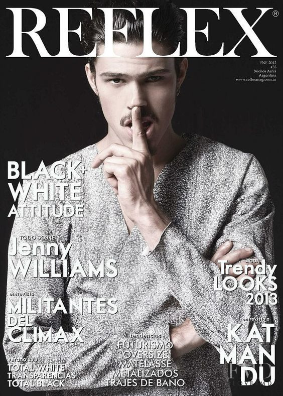  featured on the Reflex Homme cover from January 2012