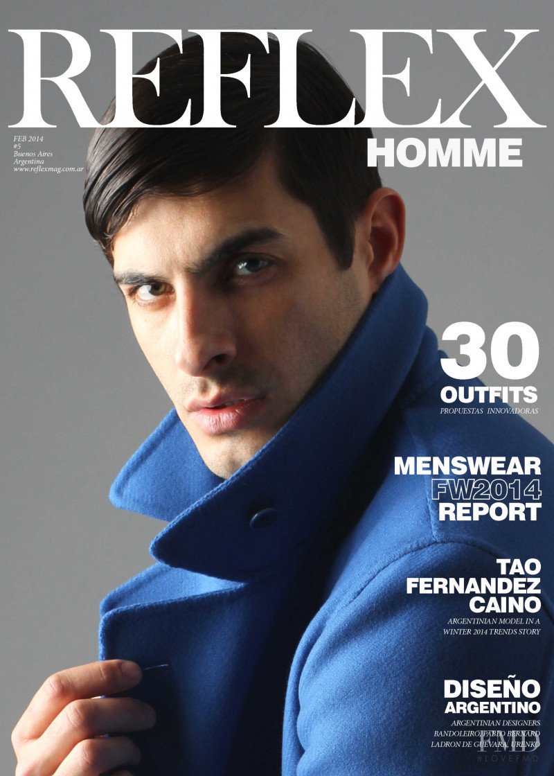 Tao Fernandez featured on the Reflex Homme cover from February 2014