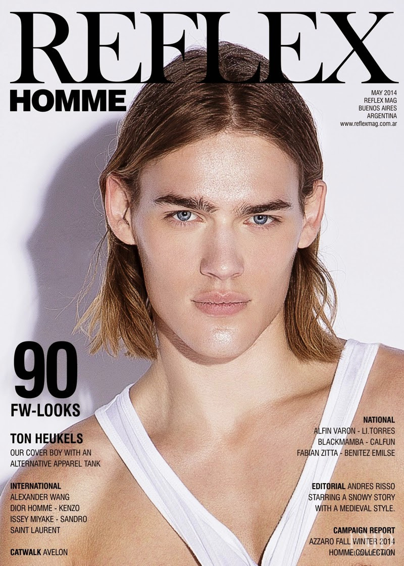 Ton Heukels featured on the Reflex Homme cover from May 2014