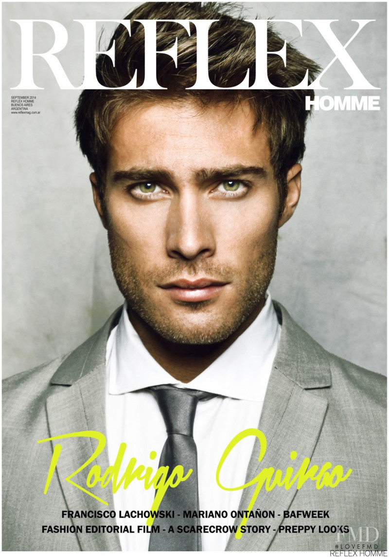 Rodrigo Guirao featured on the Reflex Homme cover from September 2014