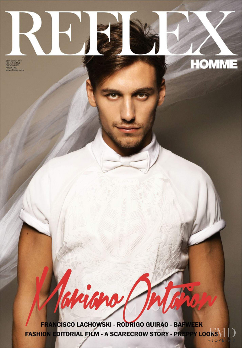 Mariano Ontañon featured on the Reflex Homme cover from September 2014