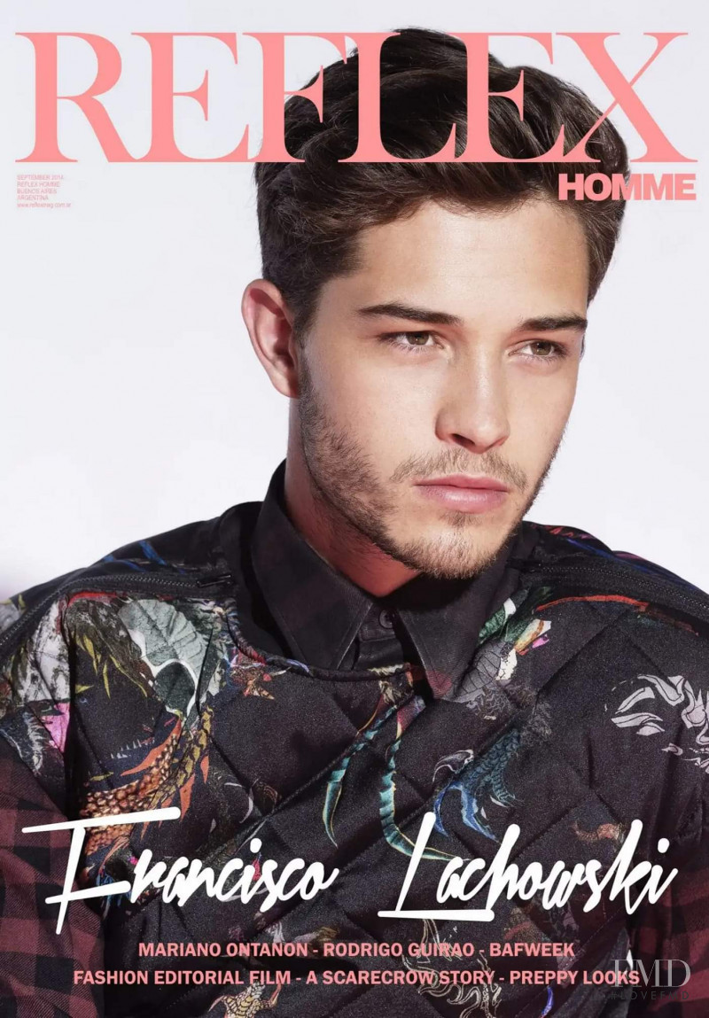 Francisco Lachowski featured on the Reflex Homme cover from September 2014