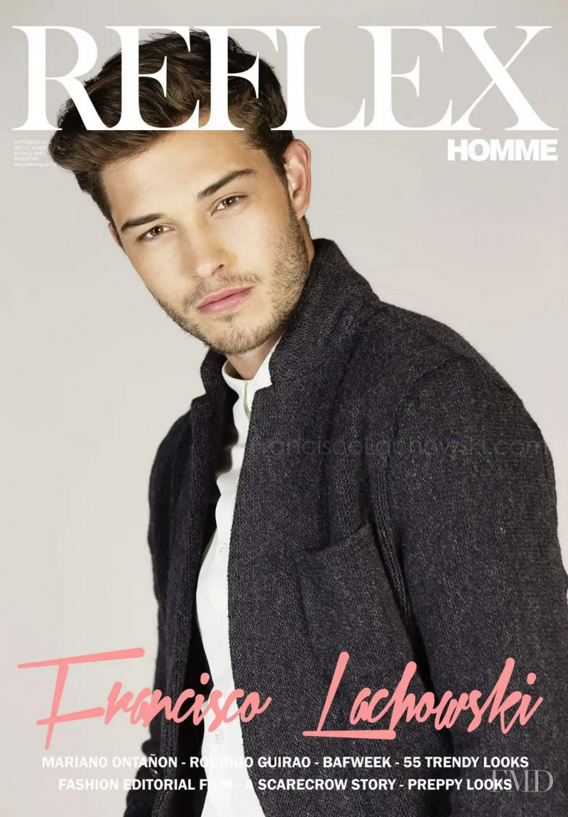 Francisco Lachowski featured on the Reflex Homme cover from September 2014