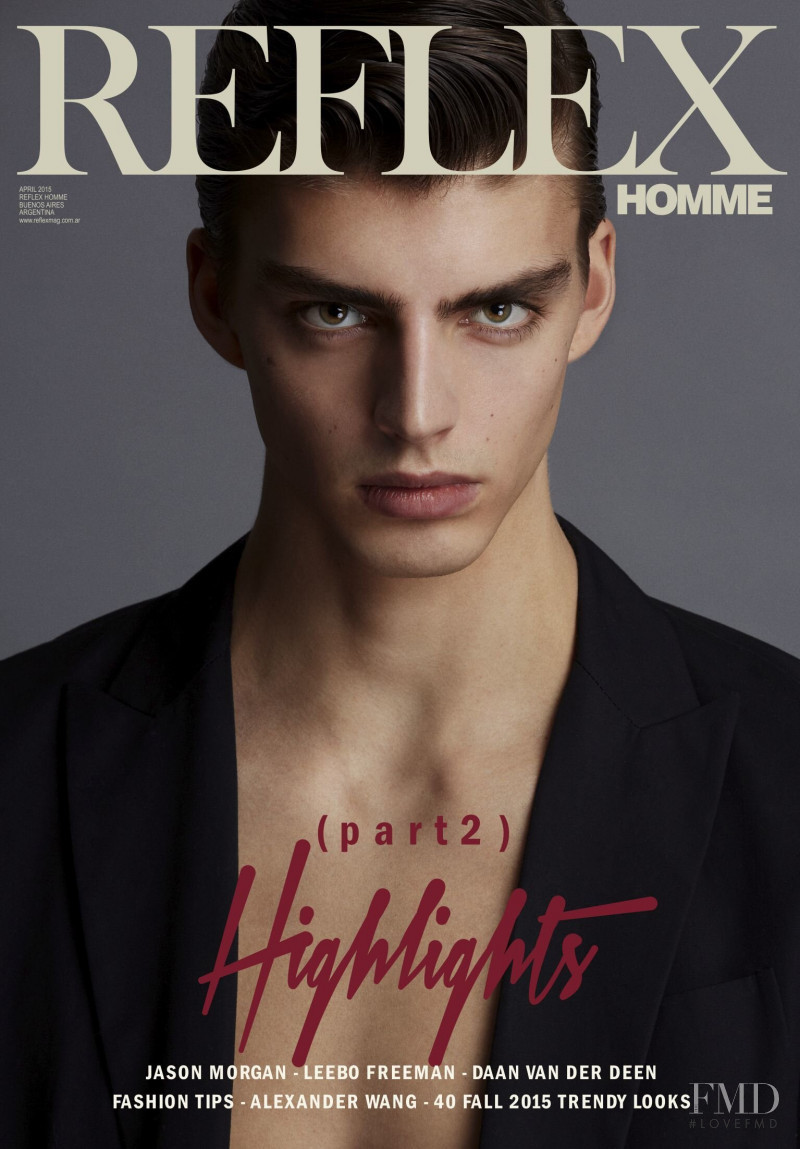 Daan van der Deen featured on the Reflex Homme cover from April 2015