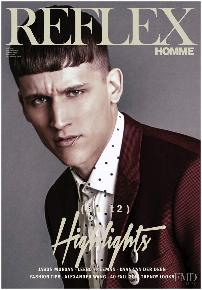 Leebo Freeman featured on the Reflex Homme cover from April 2015